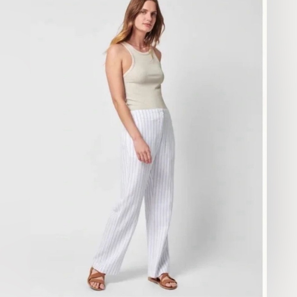 Faherty Malibu Linen Blend Pants in size small